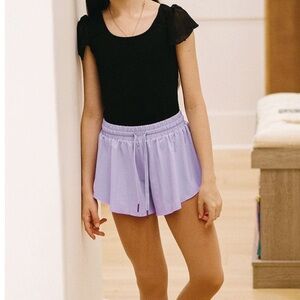 Butterfly flowy shorts